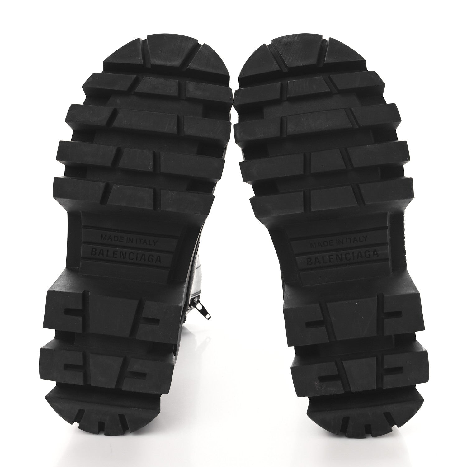 Balenciaga Calfskin Womens Bulldozer Lace Up Boots 38 Black 6 of 8