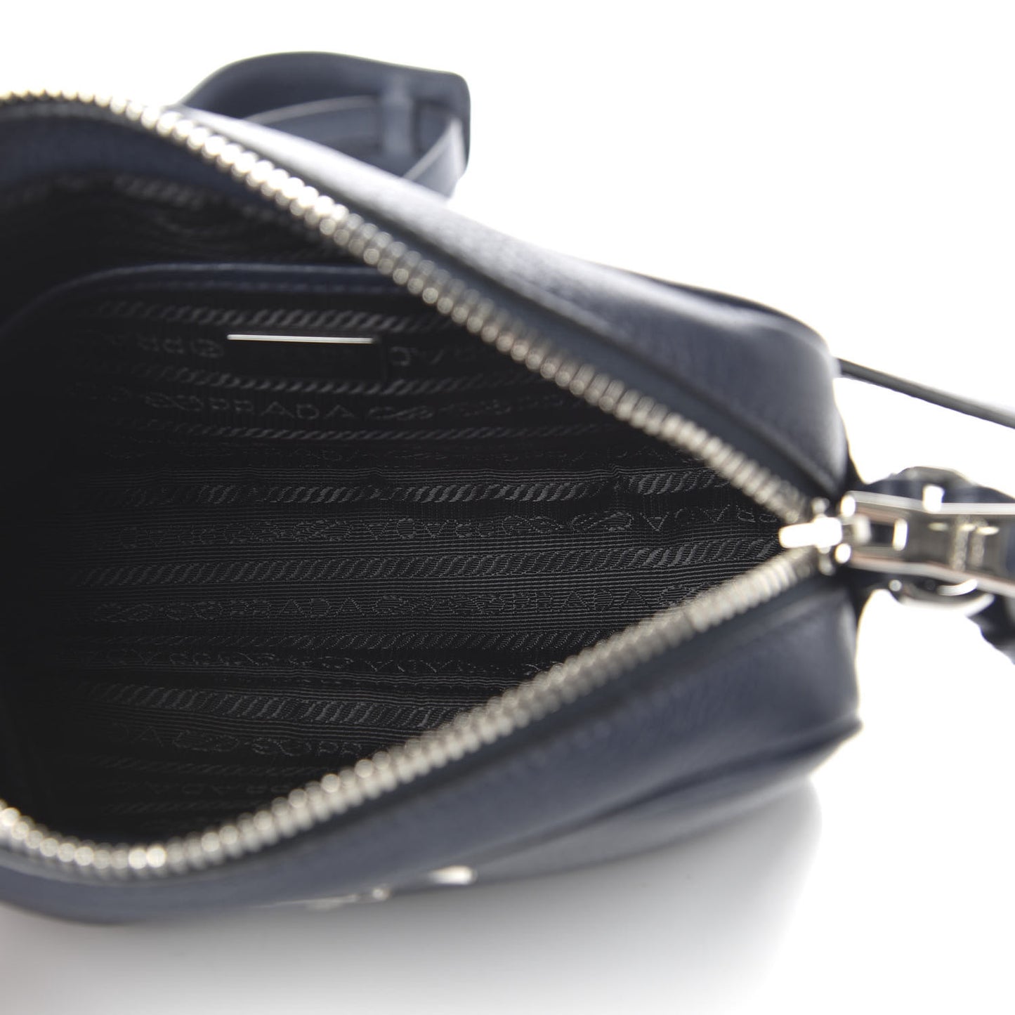 Vitello Daino Mini Camera Crossbody Bag Blue