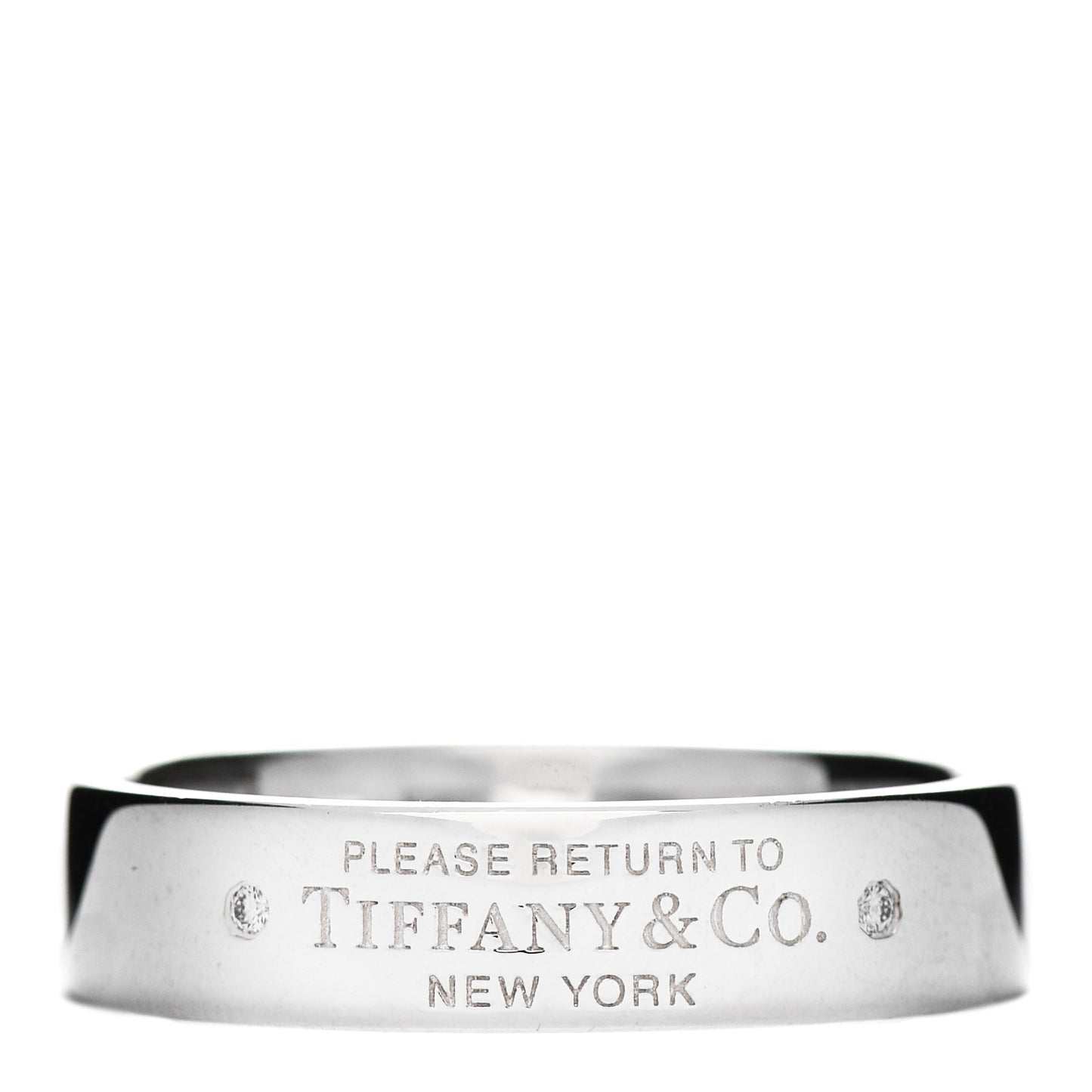 Sterling Silver Diamond Return to Tiffany Narrow Ring 67 12