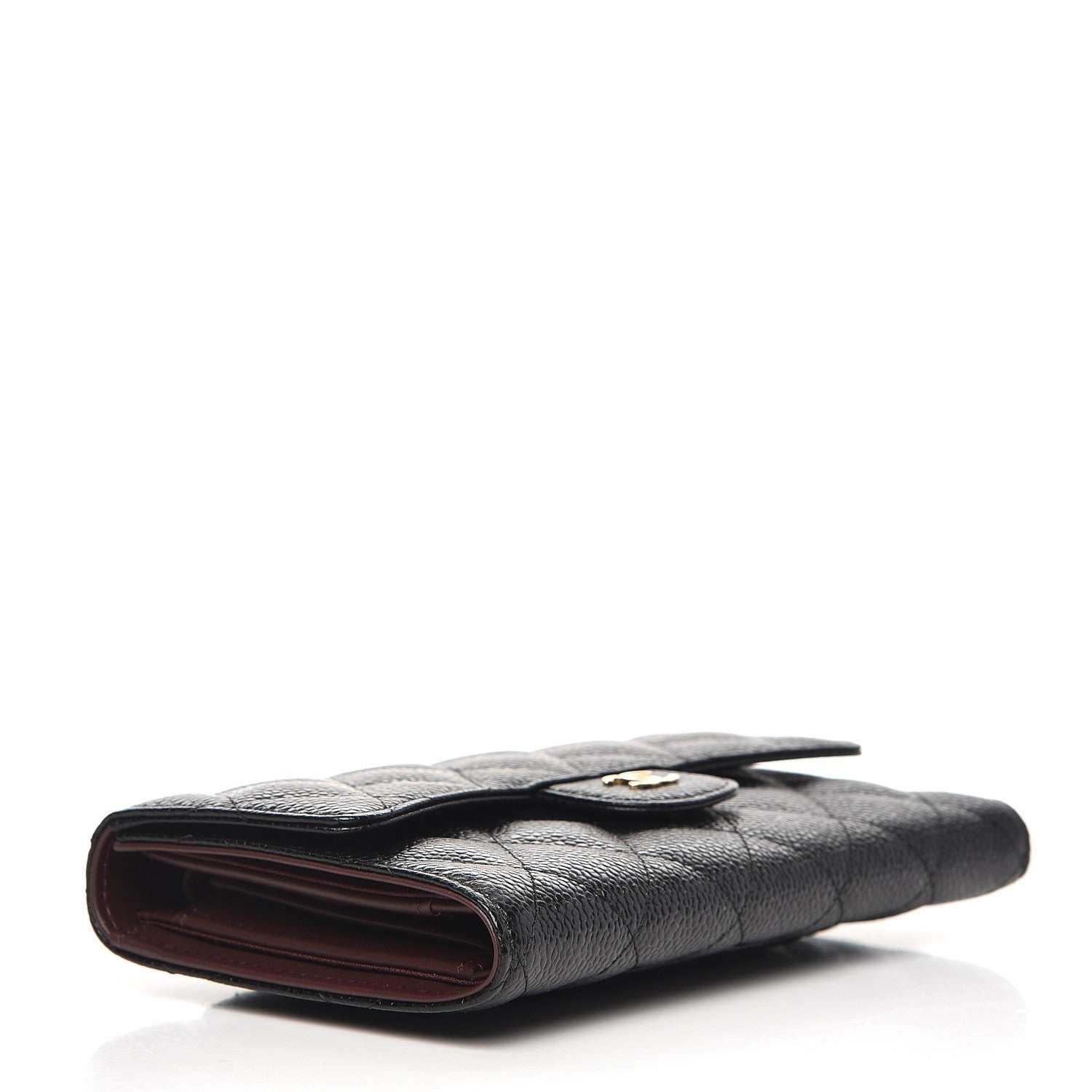 Chanel Caviar Quilted Large Flap Wallet Black 4 of 7