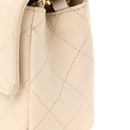 Chanel Caviar Quilted Mini Rectangular Flap White 17 of 17
