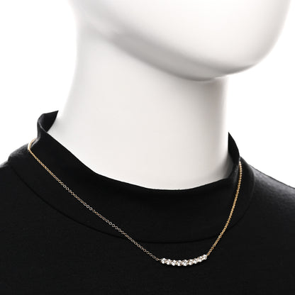 Anita Ko 18K Yellow Gold Diamond Delilah Crescent Necklace 2 of 7
