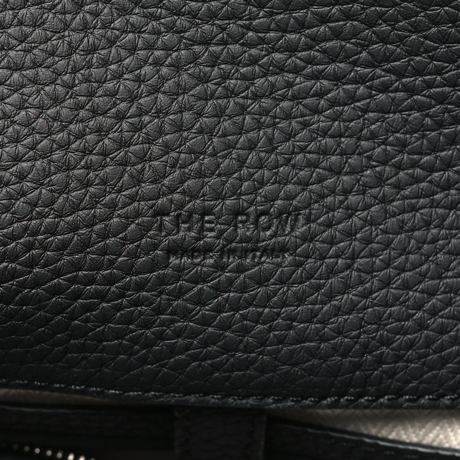 The Row Matte Grained Calfskin Soft Margaux 15 Black 6 of 9