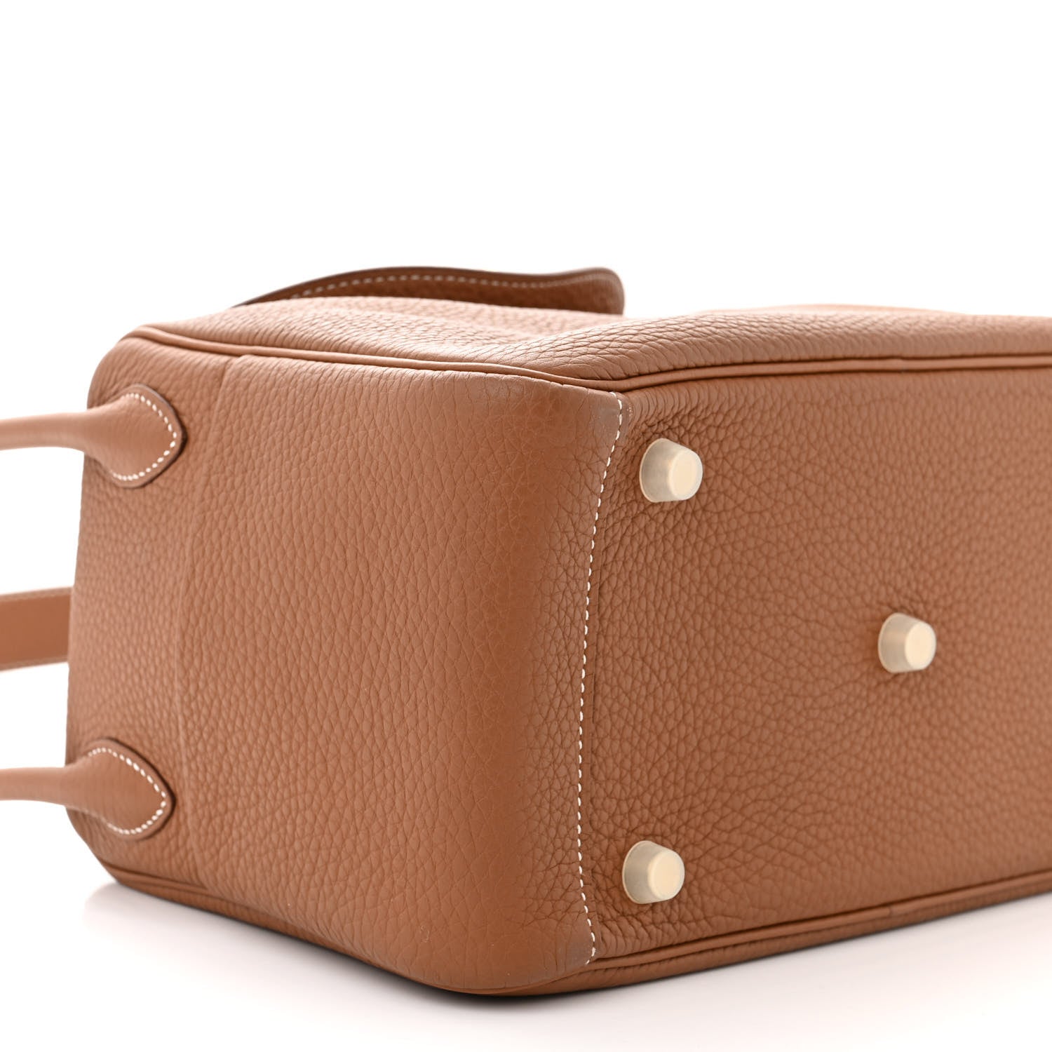 Hermes Taurillon Clemence Lindy 26 Gold 9 of 11