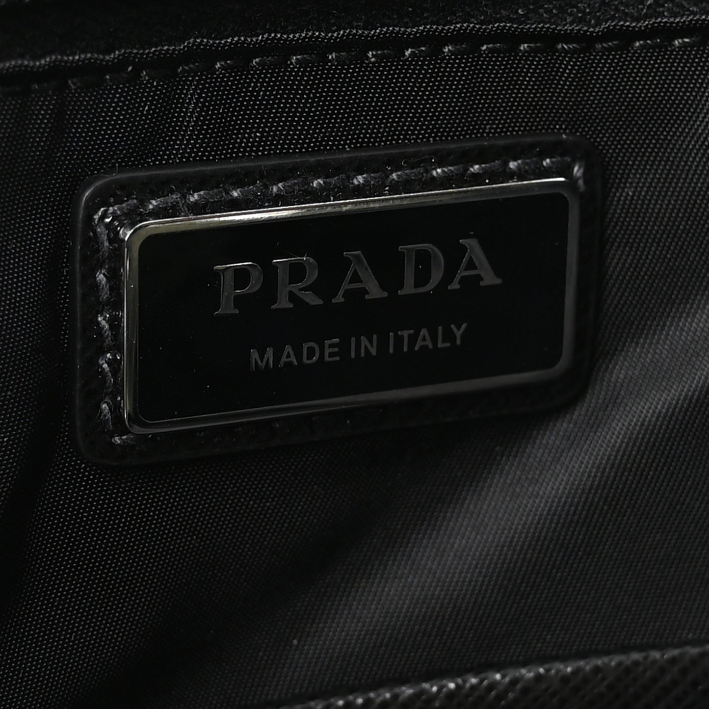 Re-Nylon Saffiano Logo Double Buckle Backpack Tundra