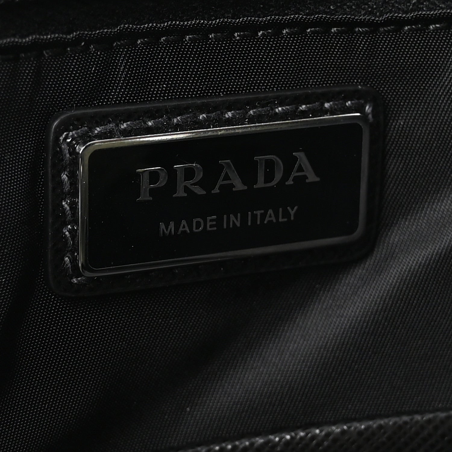 Prada Re-Nylon Saffiano Logo Double Buckle Backpack Tundra 5 of 8