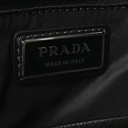 Prada Re-Nylon Saffiano Logo Double Buckle Backpack Tundra 5 of 8