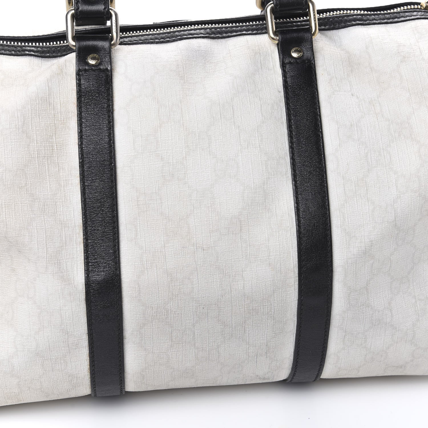 Gucci GG Plus Monogram Medium Joy Boston White Black 12 of 18