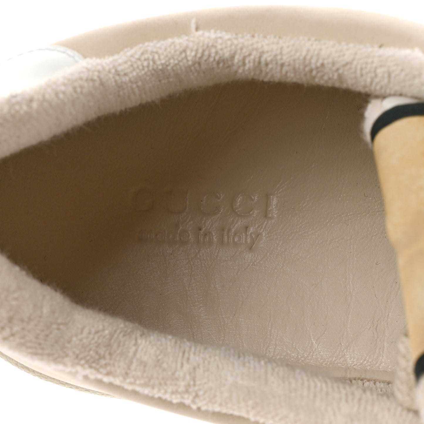 Lame GG Monogram Nubuck Web Screener Sneakers Gardenia Silver Dusty 40 Milk White