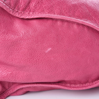 Balenciaga Agneau Giant 21 Silver Hardware Weekender Cyclamen Fucsia 13 of 15