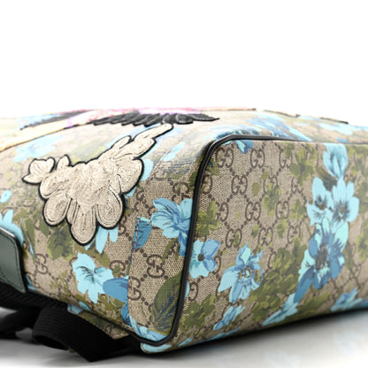 Gucci GG Supreme Monogram Blooms Bird Embroidered Dome Backpack 9 of 11