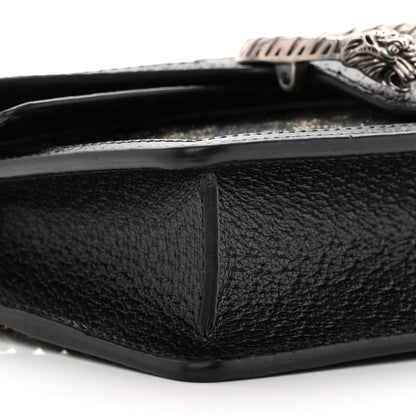 Gucci Jacquard Black Denim GG Monogram Super Mini Dionysus Shoulder Bag Black Ivory 8 of 13