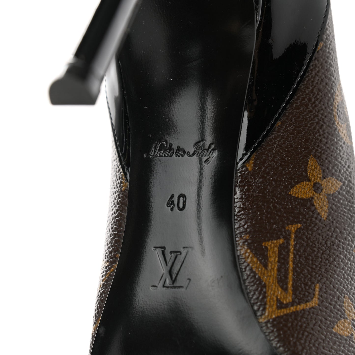 Monogram Cherie Pumps 40 Black