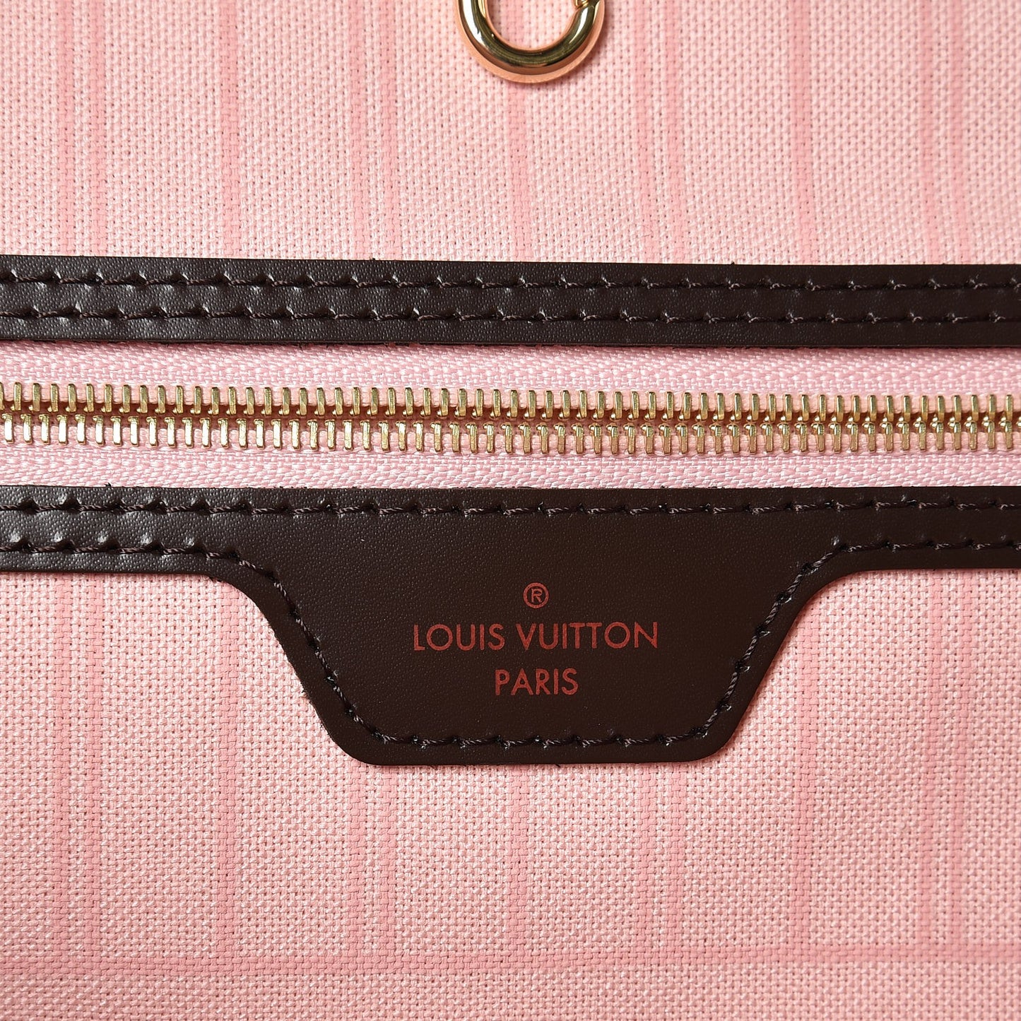 Damier Ebene Neo Neverfull MM Rose Ballerine