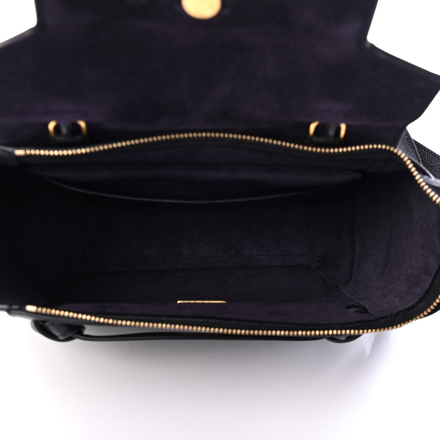Celine Grained Calfskin Micro Belt Bag Black 4 of 4