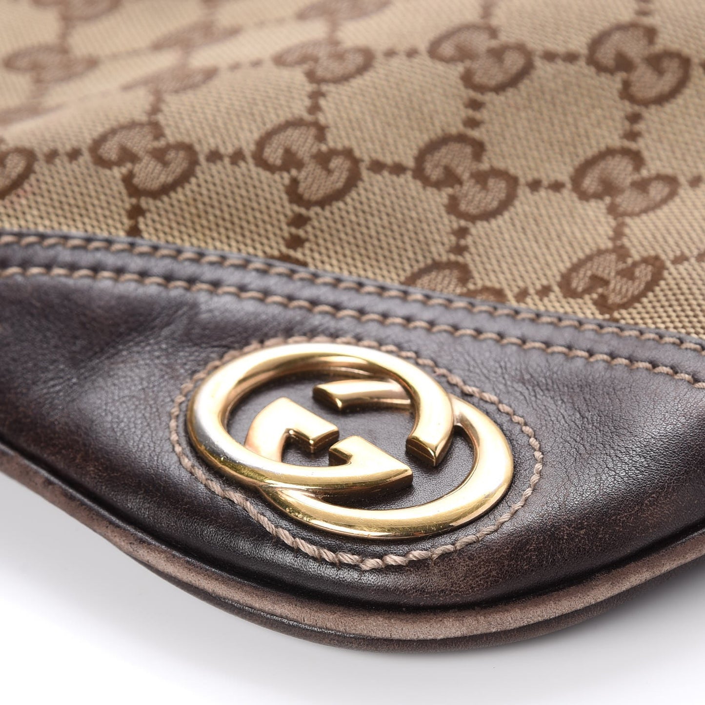 Monogram Medium New Britt Hobo Dark Brown