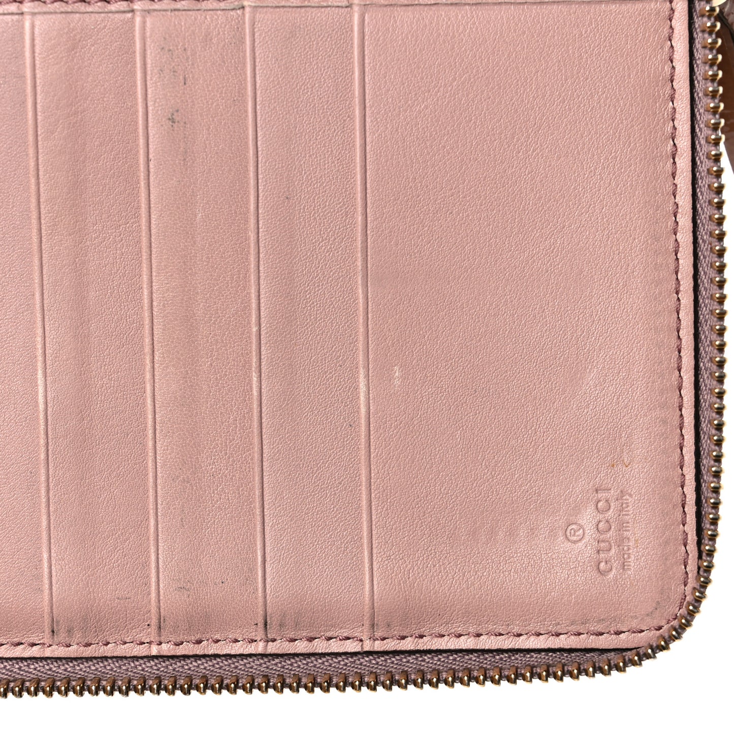 Patent Soho Zip Around Wallet Dark Cipria