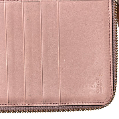 Gucci Patent Soho Zip Around Wallet Dark Cipria 20 of 23