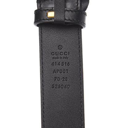 Gucci Moon Calfskin Double G 30mm Belt 70 28 Black 3 of 4