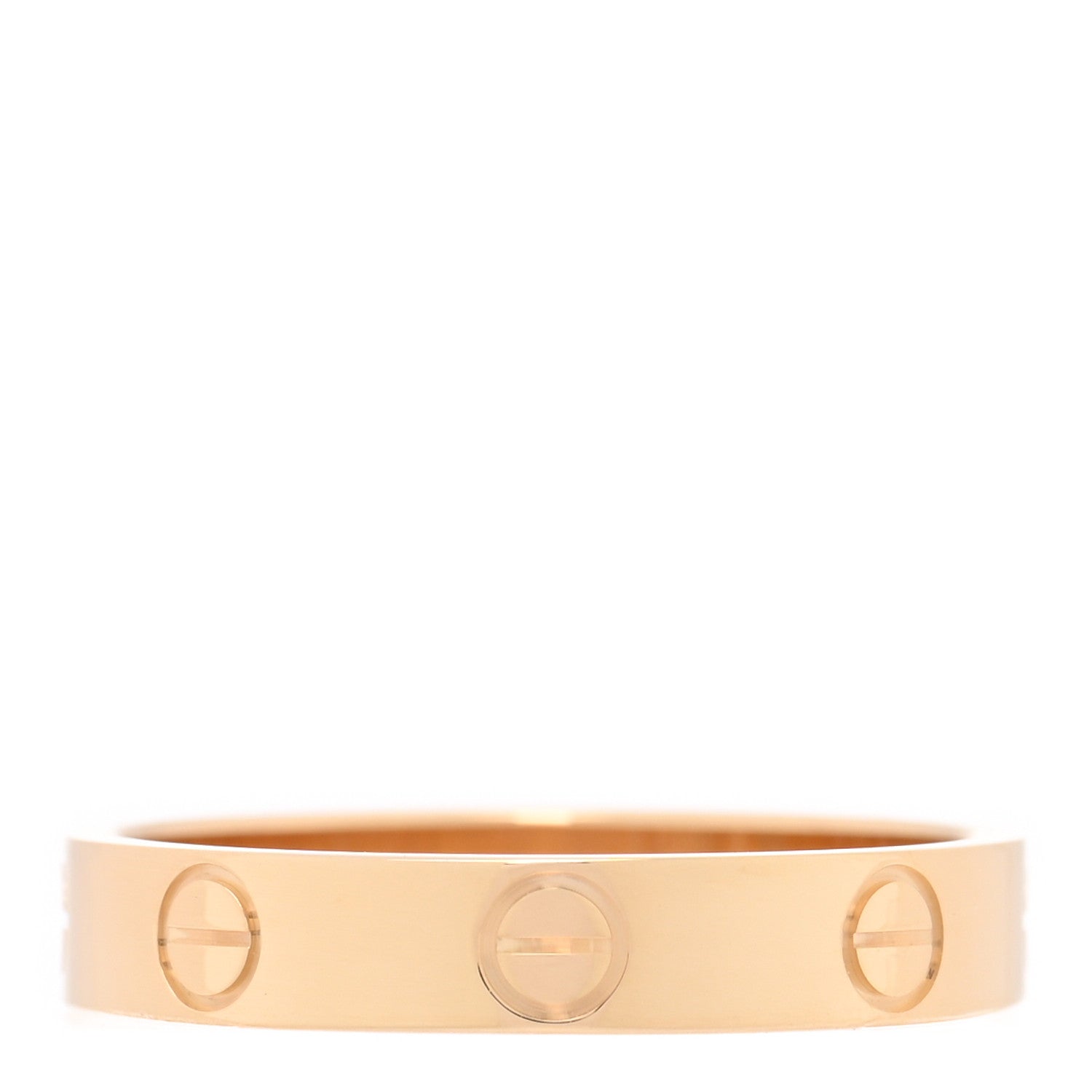 Cartier 18K Yellow Gold 3.5mm LOVE Wedding Band Ring 54 7 3 of 5
