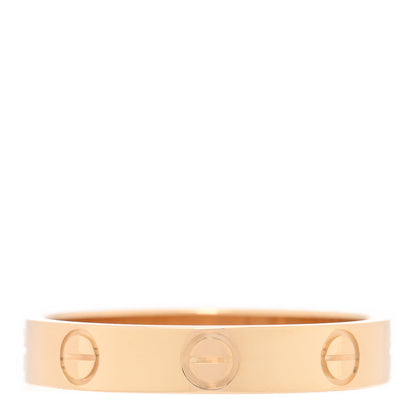 Cartier 18K Yellow Gold 3.5mm LOVE Wedding Band Ring 54 7 3 of 5