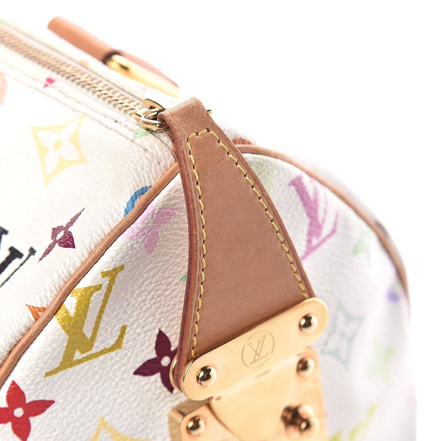 Louis Vuitton Monogram Multicolor Speedy 30 White 10 of 15