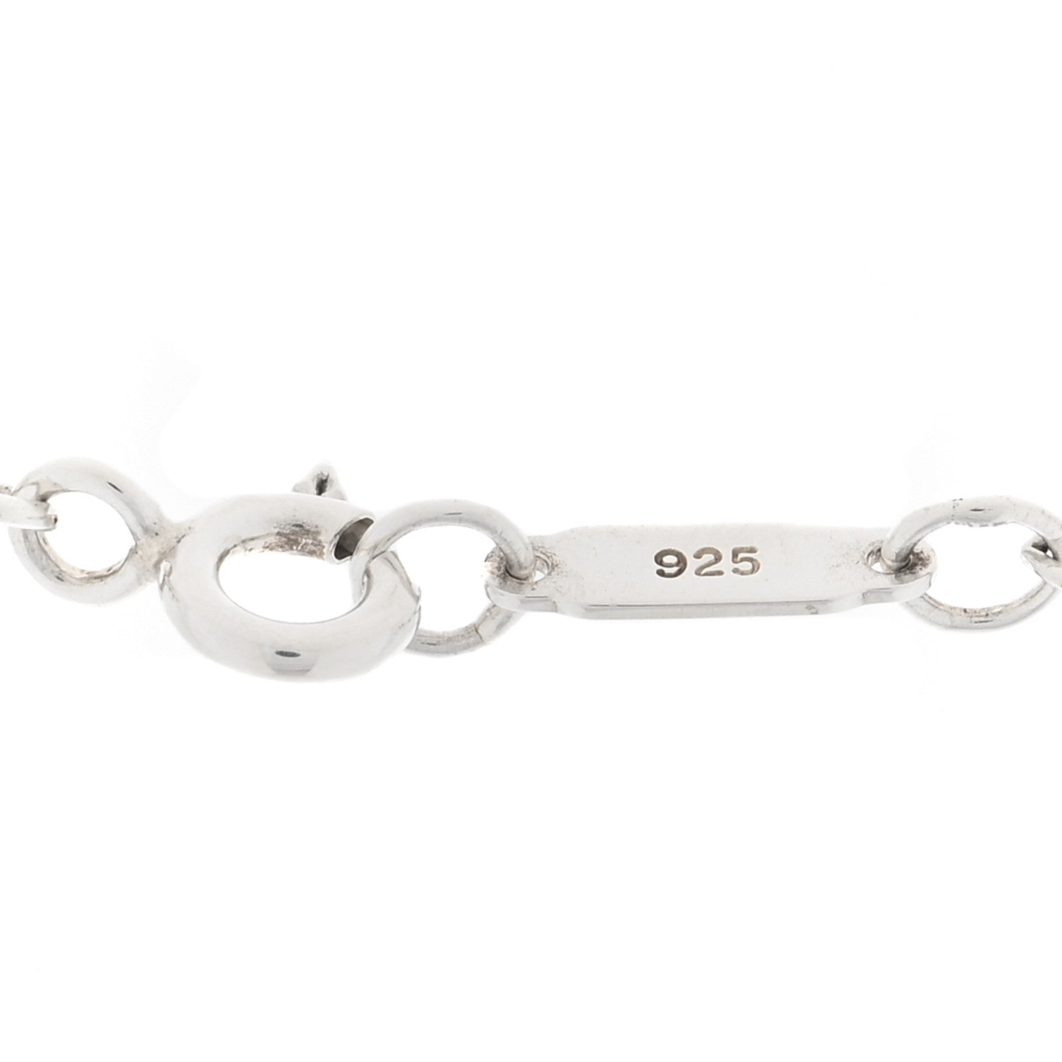 Tiffany Sterling Silver Oval Link Chain Necklace 4 of 4