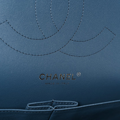 Chanel Caviar Quilted Jumbo Double Flap Blue 6 of 11