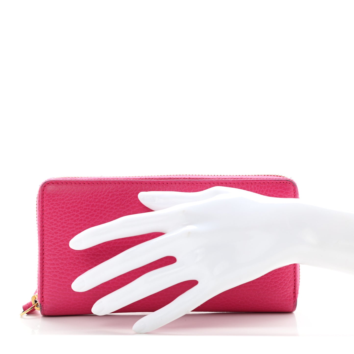 Dollar Calfskin GG Marmont Zip Around Wallet Box Pink