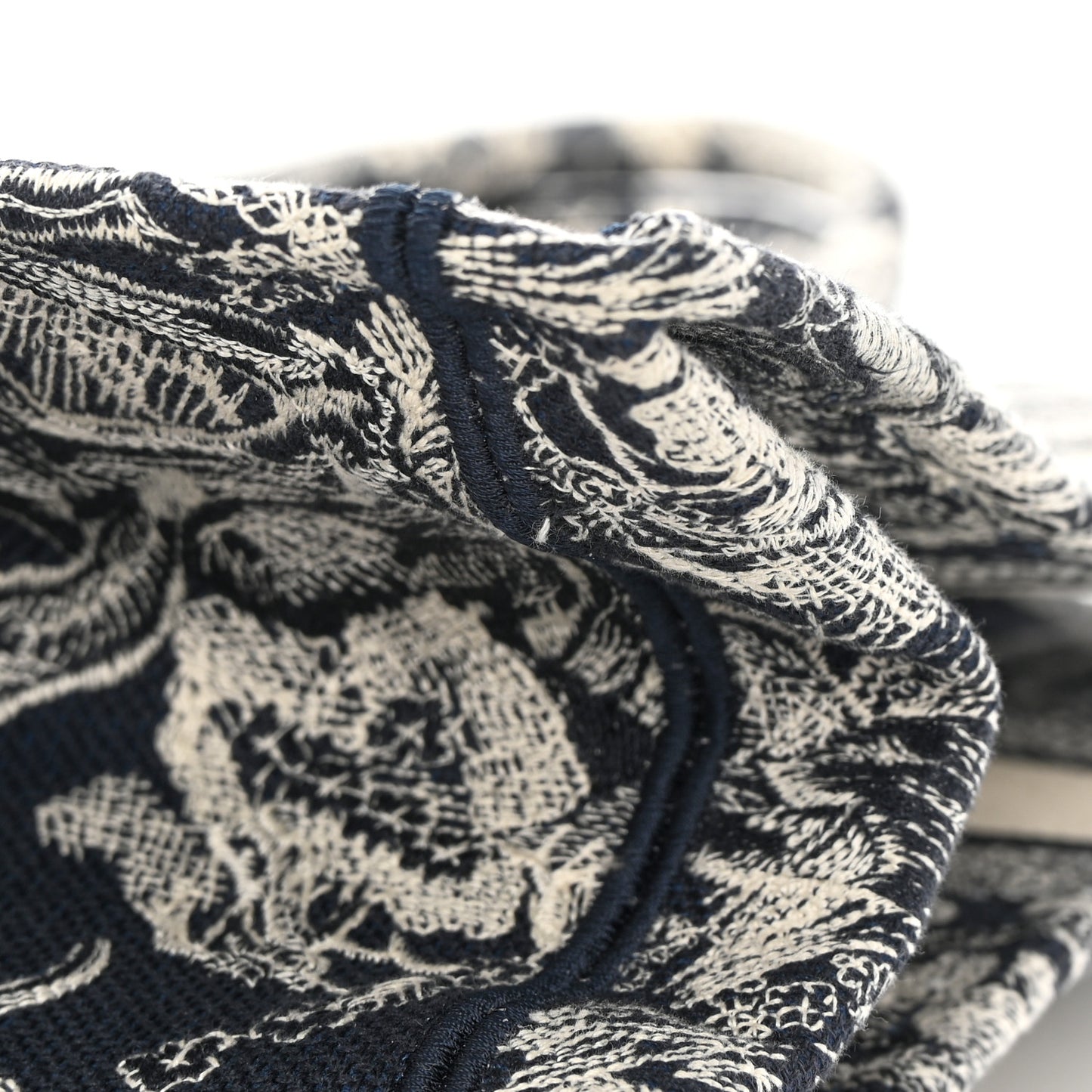 Canvas Embroidered Large Dioriviera Toile De Jouy Reverse Book Tote Blue