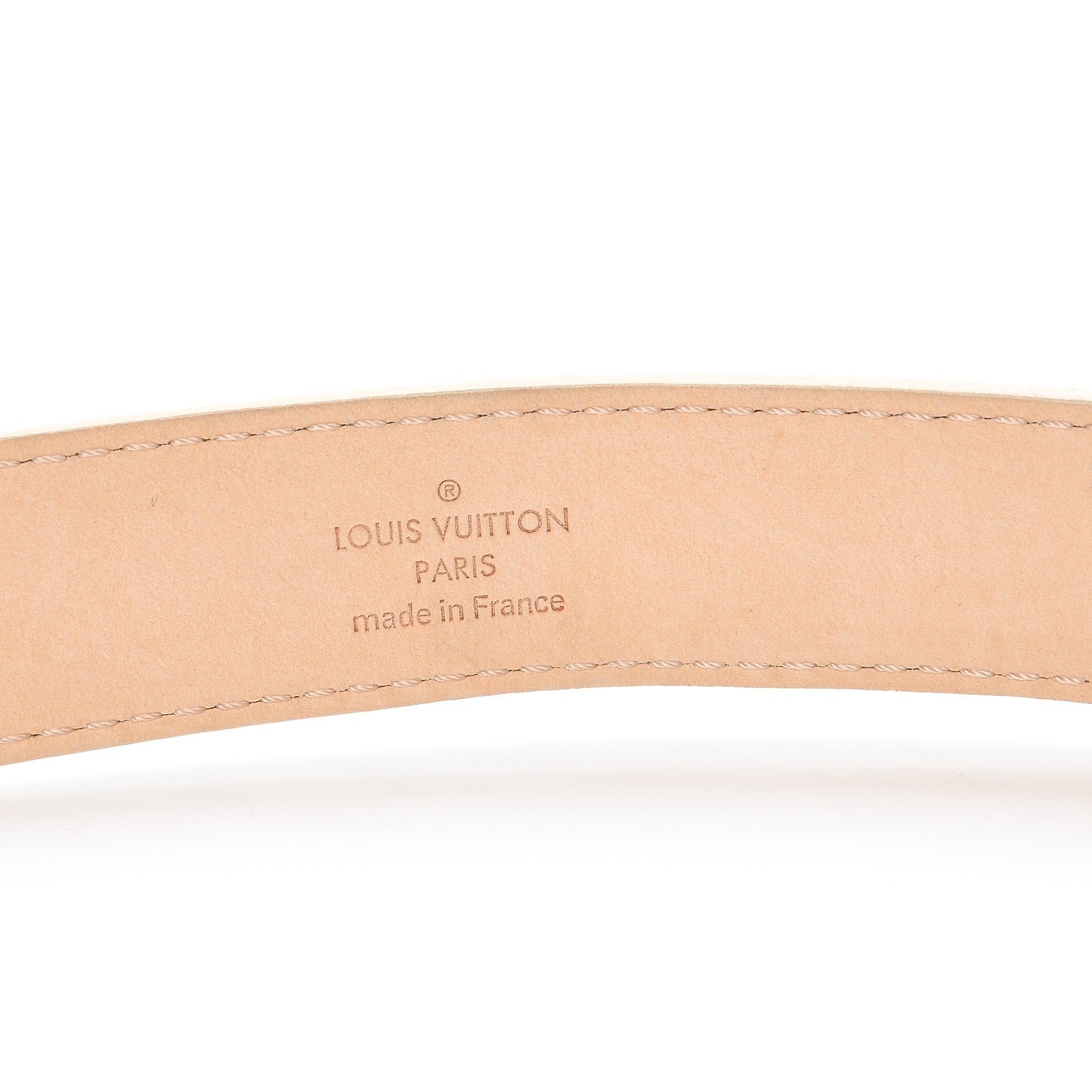 Louis Vuitton Damier Azur 25mm Belt 85 34 5 of 8