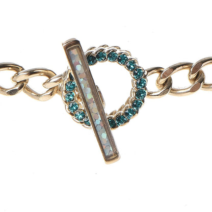 Chanel Enamel Crystal Pearl Necklace Light Gold 7 of 7