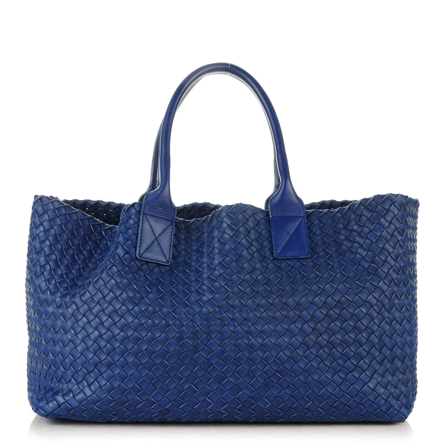 Bottega Veneta Nappa Intrecciato Medium Cabat Tote Cobalt 1 of 8