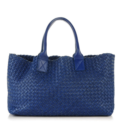 Bottega Veneta Nappa Intrecciato Medium Cabat Tote Cobalt 1 of 8