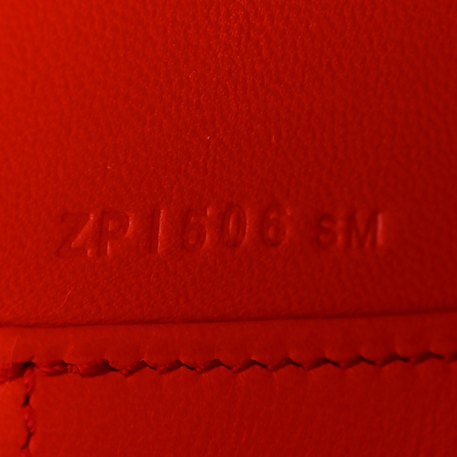 Hermes Veau Doblis Suede Kelly Cut Clutch Pochette Capucine 7 of 8