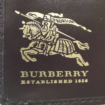 Burberry Haymarket Check Compact Zip Wallet Chocolate 6 of 9