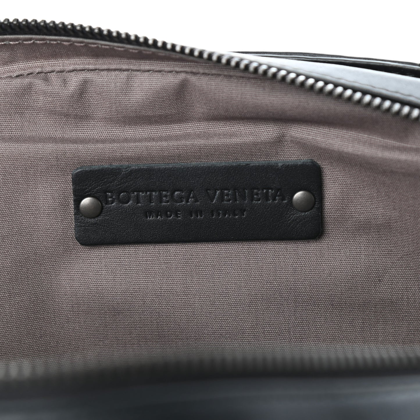 Nappa Intrecciato Belt Bag Black