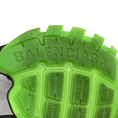 Balenciaga Mesh Nubuck Effect Fabric Glow in the Dark Womens Track Sneakers 38 Black Glow 6 of 10