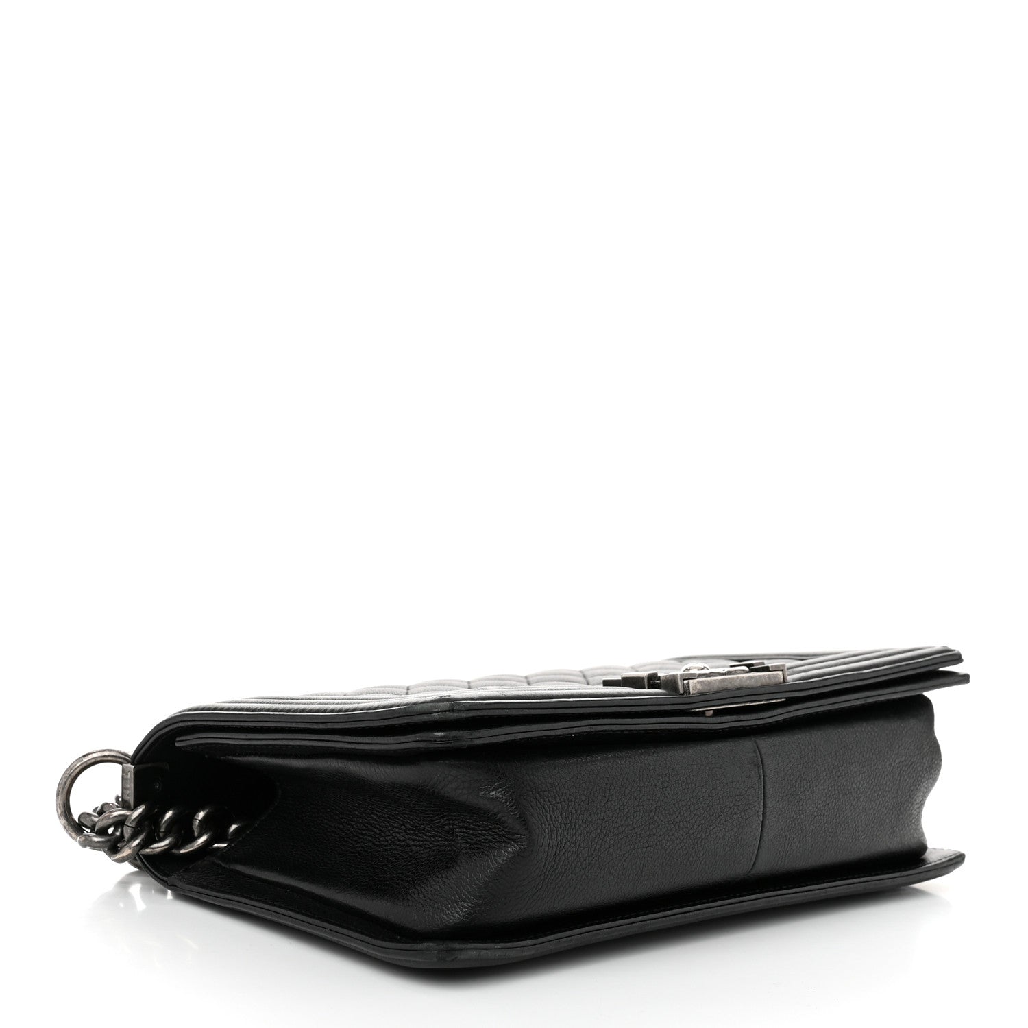 Chanel Calfskin Quilted Medium Boy Flap Black 4 of 10