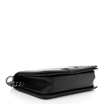 Chanel Calfskin Quilted Medium Boy Flap Black 4 of 10