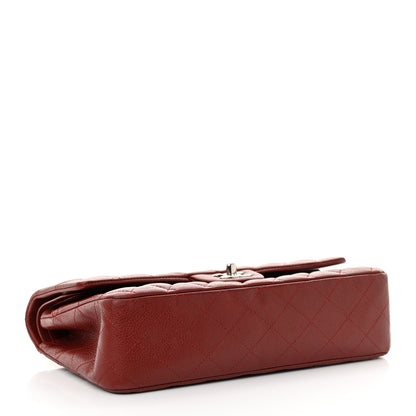 Chanel Caviar Quilted Medium Double Flap Burgundy 4 of 12