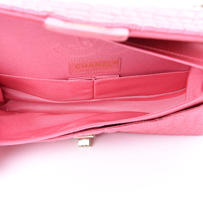 Chanel Satin Coco's Croc 2.55 Reissue East West Flap Pink 4 of 11