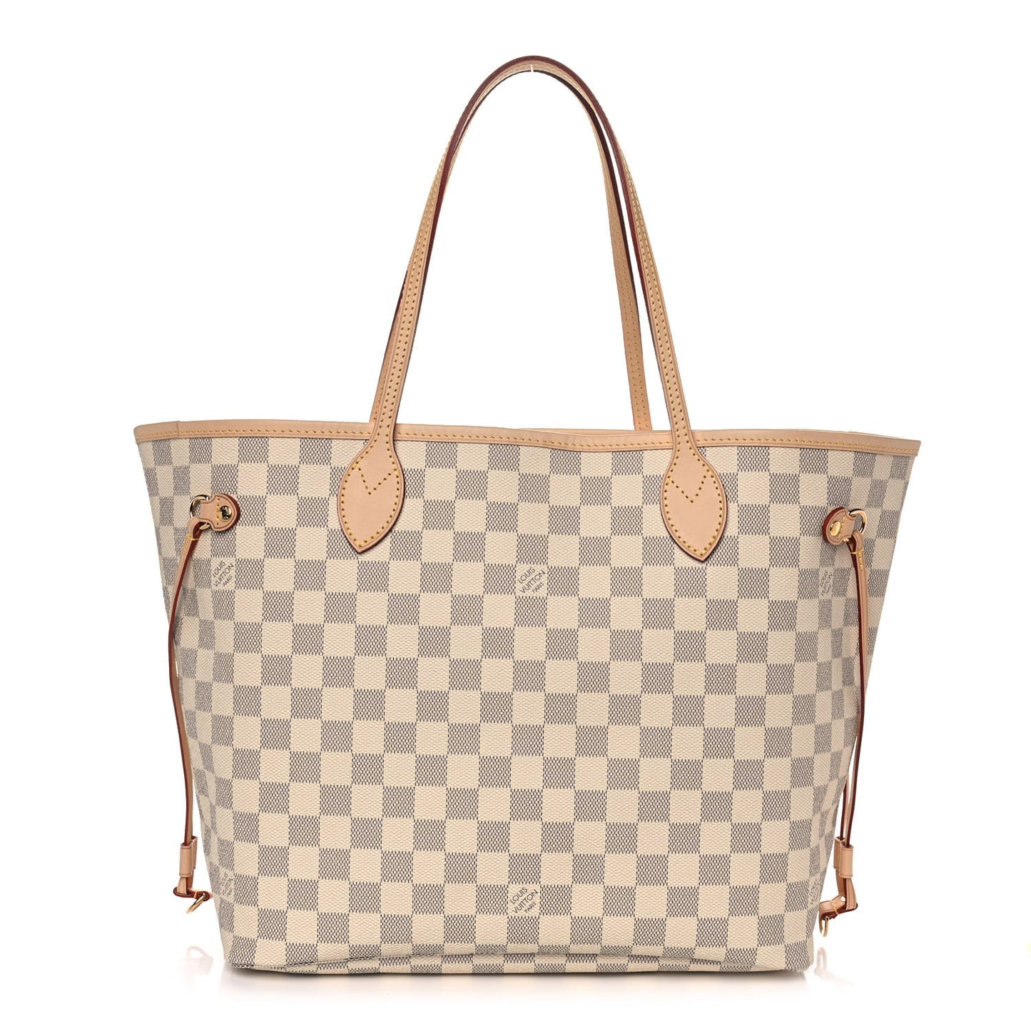 Damier Azur Neo Neverfull MM Rose Ballerine