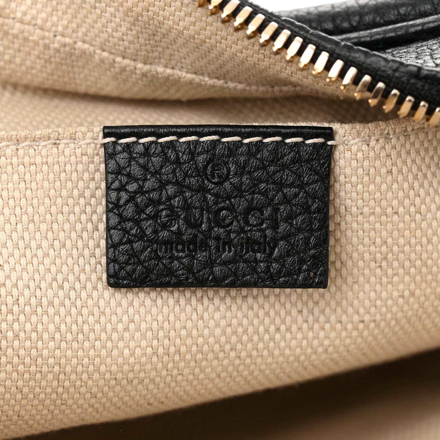 Gucci Pebbled Calfskin Small Soho Disco Bag Black 5 of 10