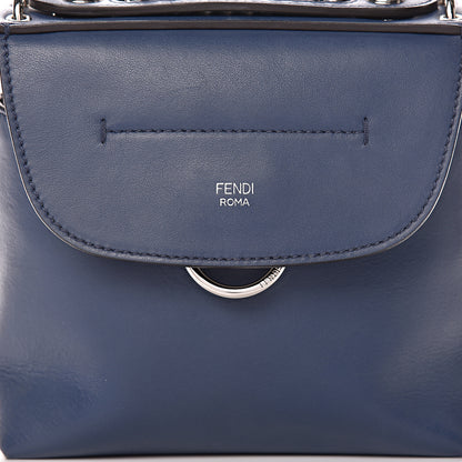 Fendi Vitello Century Opaco Mini Back to School Backpack Blu Scuro 29 of 29