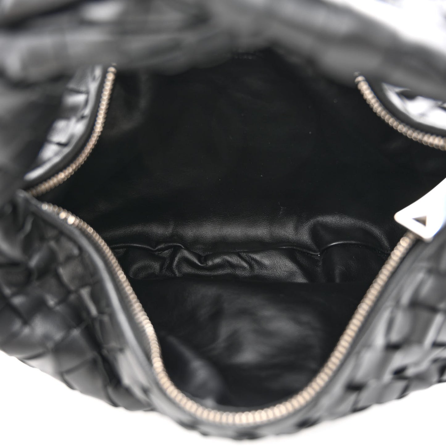 Nappa Intrecciato Teen Jodie Hobo Black