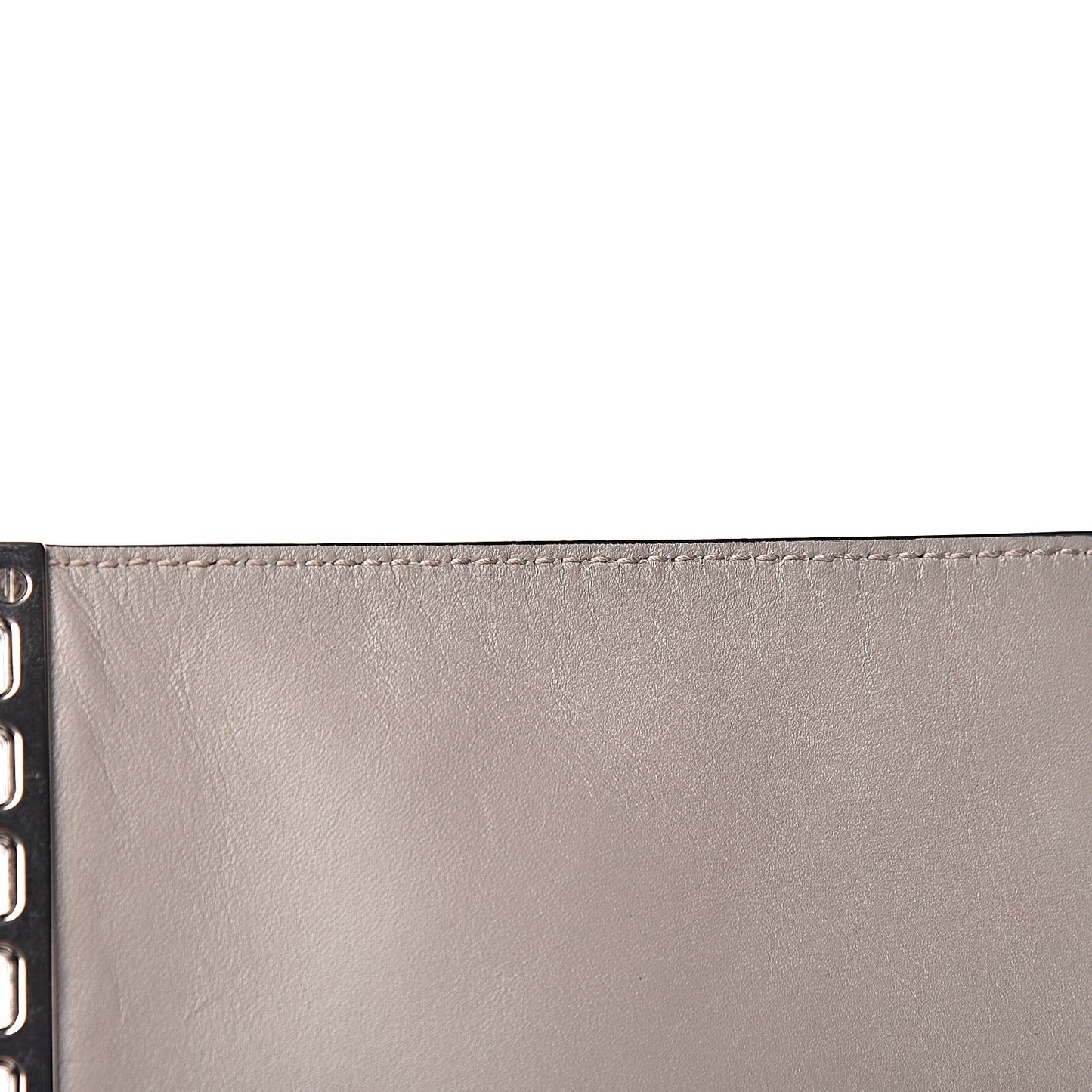Ostrich Calfskin Suede PS Elliot Ciclo Pulver Ivory Black