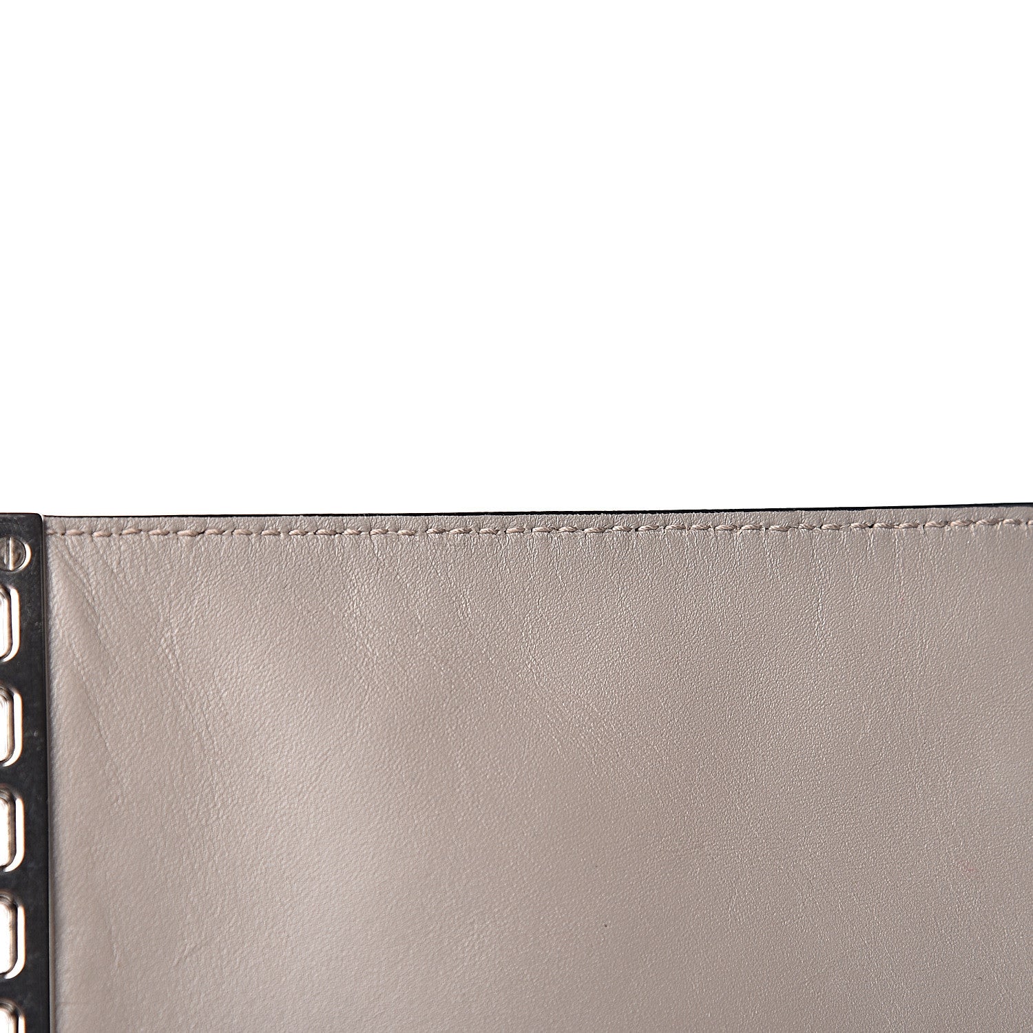 Proenza Schouler Ostrich Calfskin Suede PS Elliot Ciclo Pulver Ivory Black 9 of 26