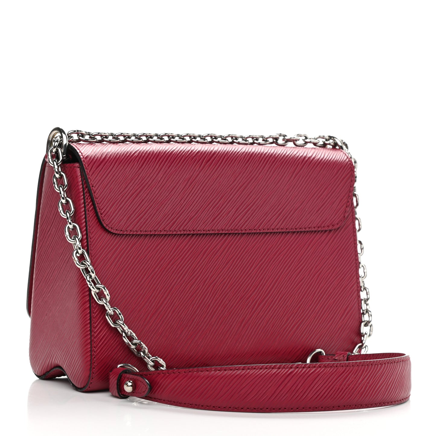 Epi Twist Shoulder Bag MM Fuchsia