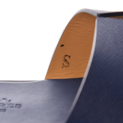 Hermes Epsom Mens Izmir Sandals 40.5 Bleu Saphir 9 of 10